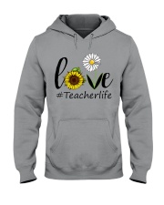 Love teacher life Hooded Sweatshirt tile