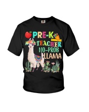 Pre K teacher no prob llama Youth T-Shirt thumbnail