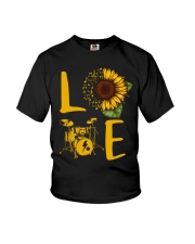 Sunflower drum Youth T-Shirt thumbnail