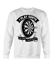 I play darts so i dont choke people Crewneck Sweatshirt thumbnail