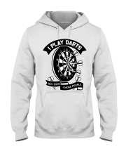 I play darts so i dont choke people Hooded Sweatshirt thumbnail