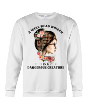 A well-read woman Crewneck Sweatshirt tile
