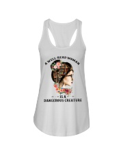 A well-read woman Ladies Flowy Tank tile