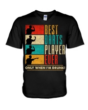 Best darts player V-Neck T-Shirt thumbnail