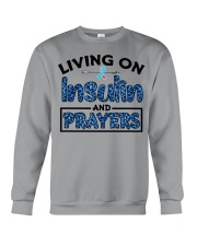Insulin and prayer Crewneck Sweatshirt thumbnail