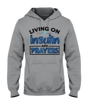 Insulin and prayer Hooded Sweatshirt thumbnail