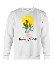 Sunshine is for plants Crewneck Sweatshirt tile