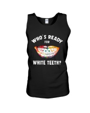 Who's ready for white teeth Unisex Tank tile