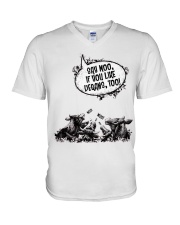Moo V-Neck T-Shirt thumbnail