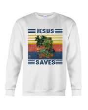 Jesus saves Crewneck Sweatshirt thumbnail