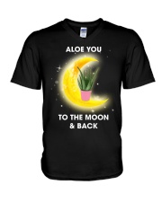 Aloe you to the moon and back V-Neck T-Shirt thumbnail