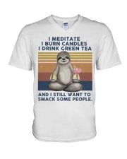 Meditate V-Neck T-Shirt thumbnail