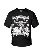 Respect existence Youth T-Shirt thumbnail