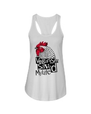 Veganism saved my life Ladies Flowy Tank thumbnail