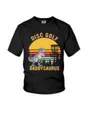 Disc golf daddy saurus Youth T-Shirt thumbnail