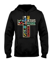 In jesus name i teach Hooded Sweatshirt tile