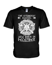 Born in December V-Neck T-Shirt thumbnail