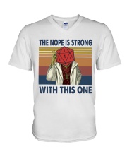 The nope is trong with this one V-Neck T-Shirt thumbnail