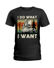 I do what i want Ladies T-Shirt tile