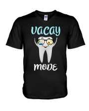Teeth vacay mode V-Neck T-Shirt thumbnail