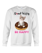 Donut worry be happy Crewneck Sweatshirt thumbnail