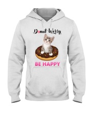 Donut worry be happy Hooded Sweatshirt thumbnail