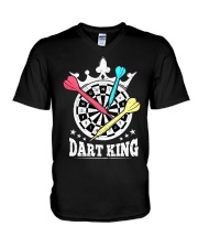 Dart king V-Neck T-Shirt thumbnail