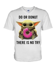 Do or donut there is no try V-Neck T-Shirt tile