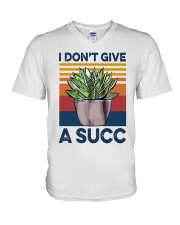 I don't give a succ V-Neck T-Shirt thumbnail