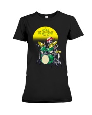 I walk to the beat Premium Fit Ladies Tee tile