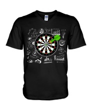Darts V-Neck T-Shirt thumbnail