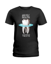 Dentist dental health Ladies T-Shirt tile