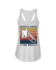 Dentist know the drill Ladies Flowy Tank thumbnail
