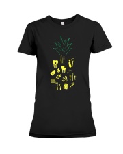 Dentist pinaple Premium Fit Ladies Tee tile