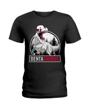 Dentist dentasaurus Ladies T-Shirt thumbnail