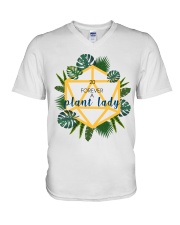 Crazy plant lady V-Neck T-Shirt thumbnail