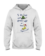 Vegan i am Hooded Sweatshirt thumbnail