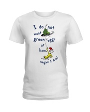 Vegan i am Ladies T-Shirt front