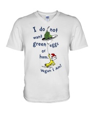Vegan i am V-Neck T-Shirt thumbnail