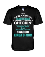 Blood sugar V-Neck T-Shirt thumbnail