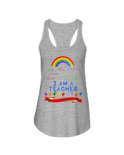 I am a teacher Ladies Flowy Tank thumbnail