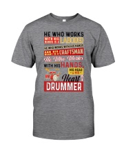 Drums typo Classic T-Shirt tile