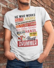 Drums typo Classic T-Shirt apparel-classic-tshirt-lifestyle-26