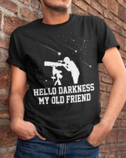 Hello darkness my old friend Classic T-Shirt apparel-classic-tshirt-lifestyle-26