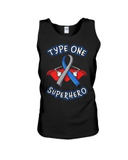 Type one superheroes Unisex Tank tile