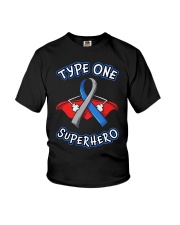 Type one superheroes Youth T-Shirt tile