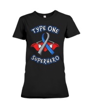 Type one superheroes Premium Fit Ladies Tee tile