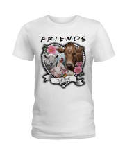 Friends not food Ladies T-Shirt front
