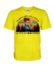 Peace V-Neck T-Shirt tile