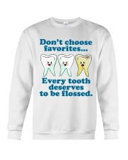 Teeth don't choose Crewneck Sweatshirt thumbnail